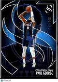 Paul George 2024-25 Silhouette Silver 149/149 Philadelphia 76ers