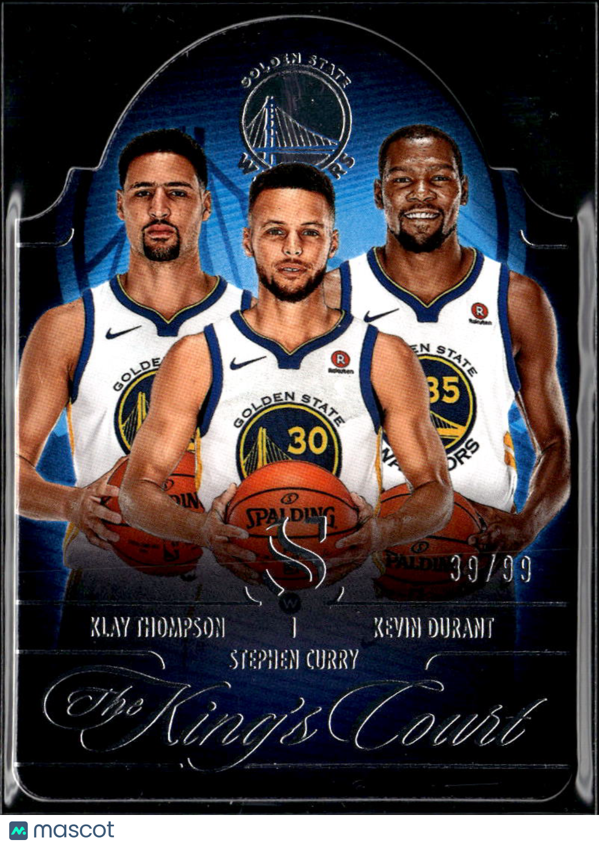 Kevin Durant Stephen Curry Thompson 2024-25 Silhouette King's Court /99 Warriors