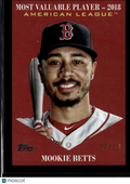 Mookie Betts 2025 Topps MVP Black Foil 7/10 Boston Red Sox