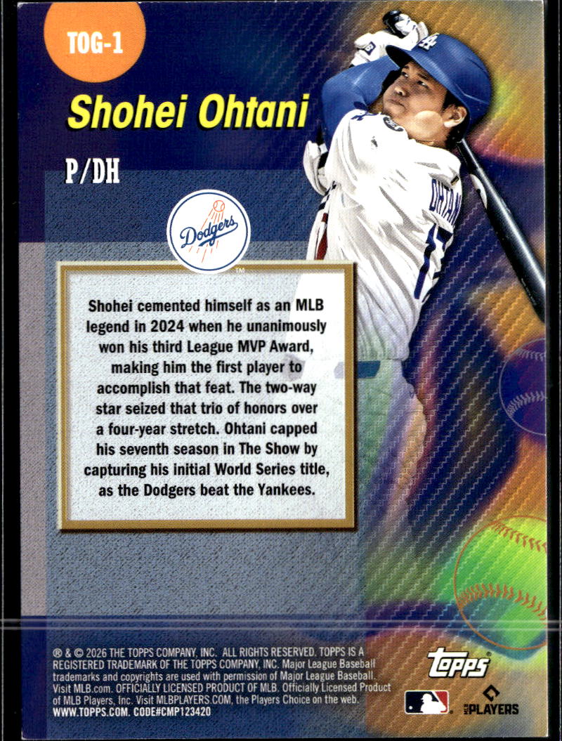 Shohei Ohtani 2026 Topps Los Angeles Dodgers