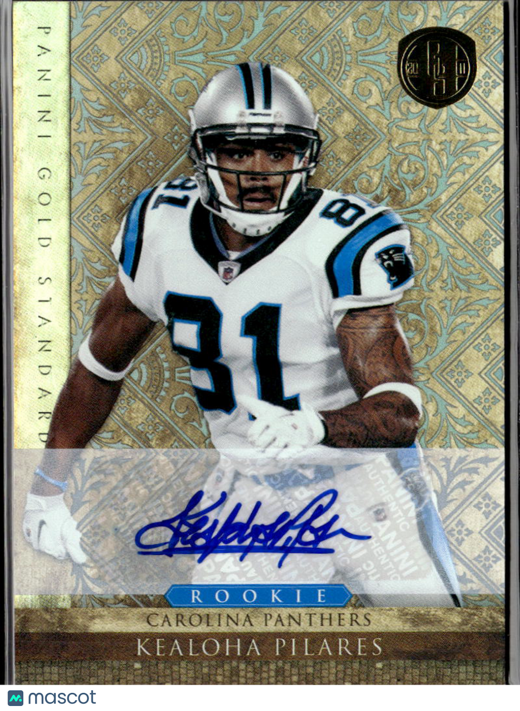 Kealoha Pilares 2011 Gold Standard Auto Autograph RC /499 Carolina Panthers