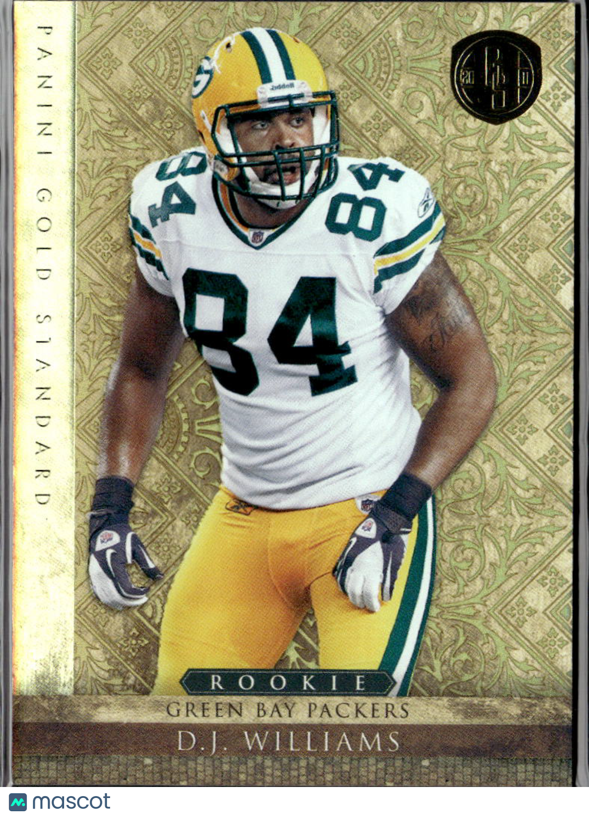 D.J. Williams 2011 Gold Standard Rookie RC 94/299 Green Bay Packers