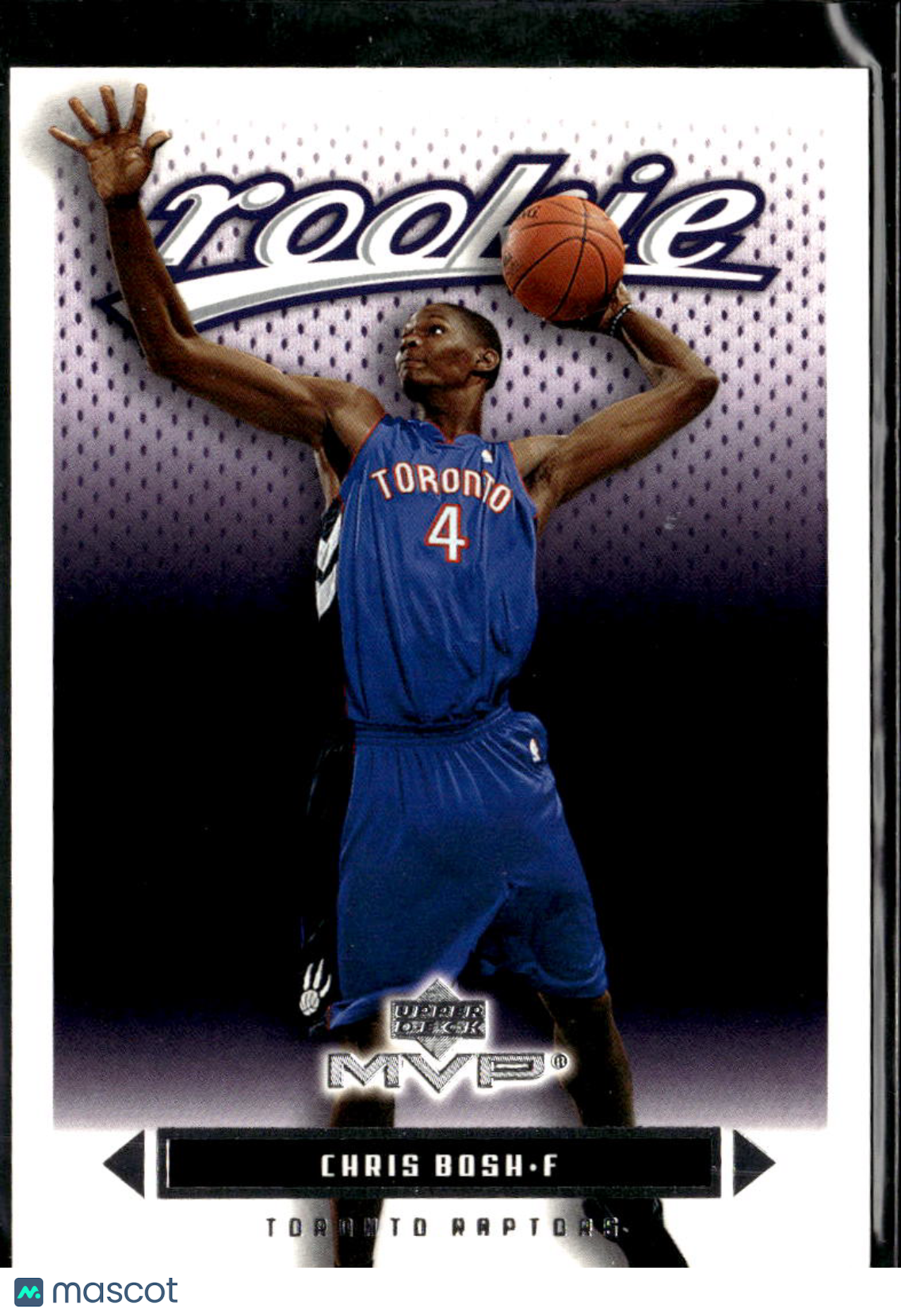 Chris Bosh 2003-04 Upper Deck MVP Rookie RC Toronto Raptors