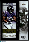 Ray Rice 2013 Contenders Playoff Ticket /99 Baltimore Ravens