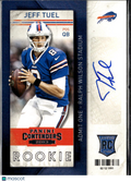 Jeff Tuel 2013 Contenders Auto Autograph RC Buffalo Bills