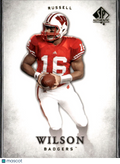 Russell Wilson 2012 SP Authentic Rookie RC Wisconsin Badgers