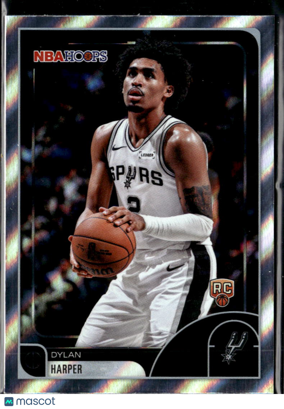 Dylan Harper 2026 Topps NBA Hoops RC Light Burst San Antonio Spurs