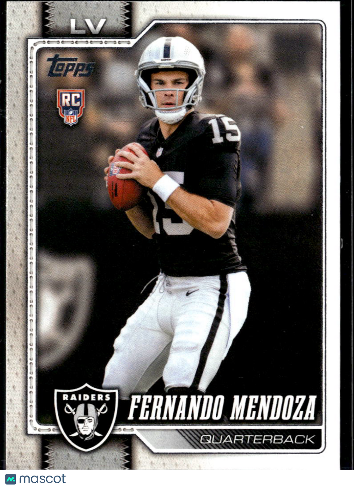 Fernando Mendoza 2026 Topps Rookie RC Las Vegas Raiders