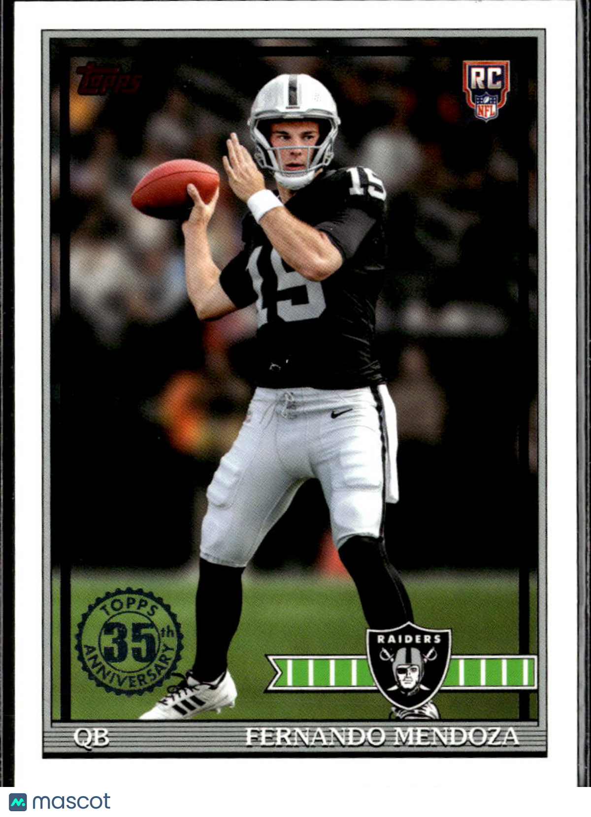 Fernando Mendoza 2026 Topps 35th Anniversary RC Las Vegas Raiders