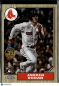 Jarren Duran 2022 Topps Chrome '87 Rookie RC Boston Red Sox