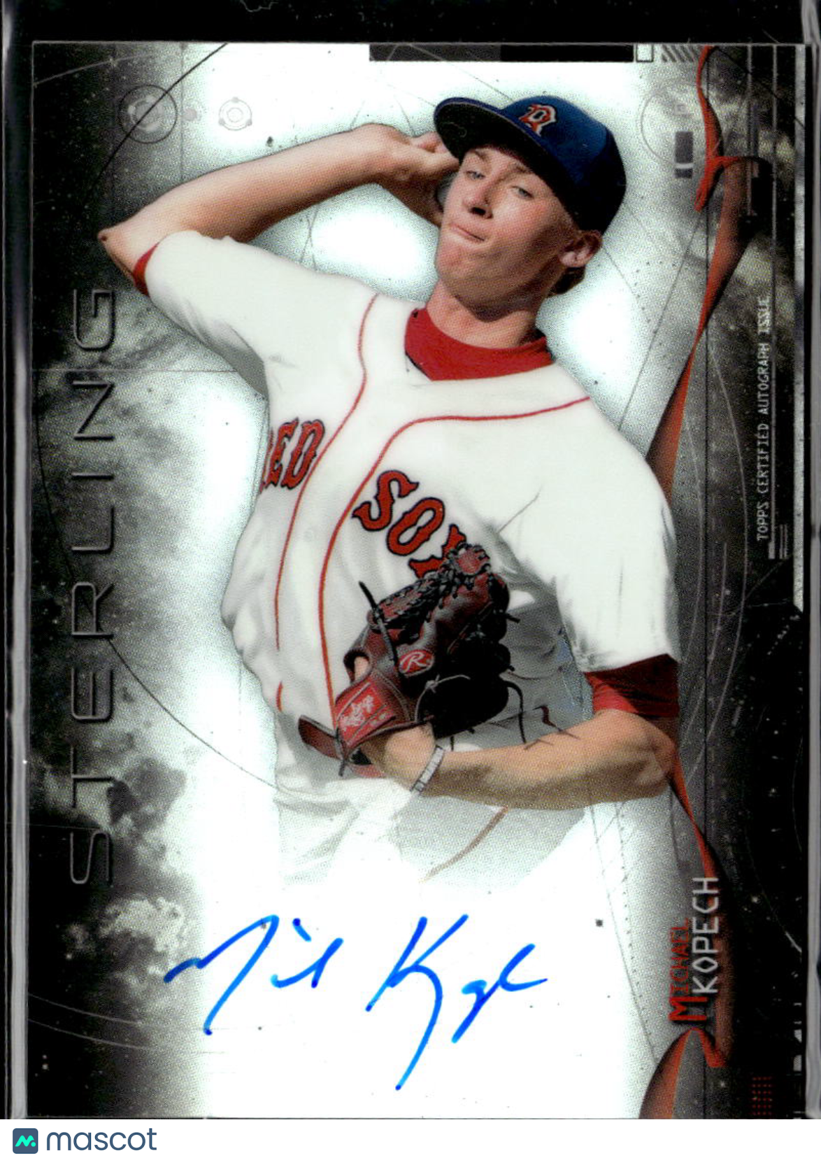 Michael Kopech 2014 Bowman Sterling Auto Autograph RC Boston Red Sox