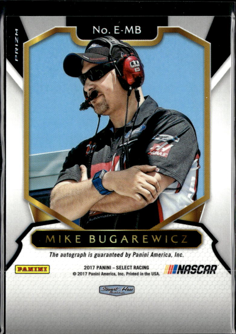Mike Bugarewicz 2017 Select Racing Auto Autograph Stewart-Haas Racing