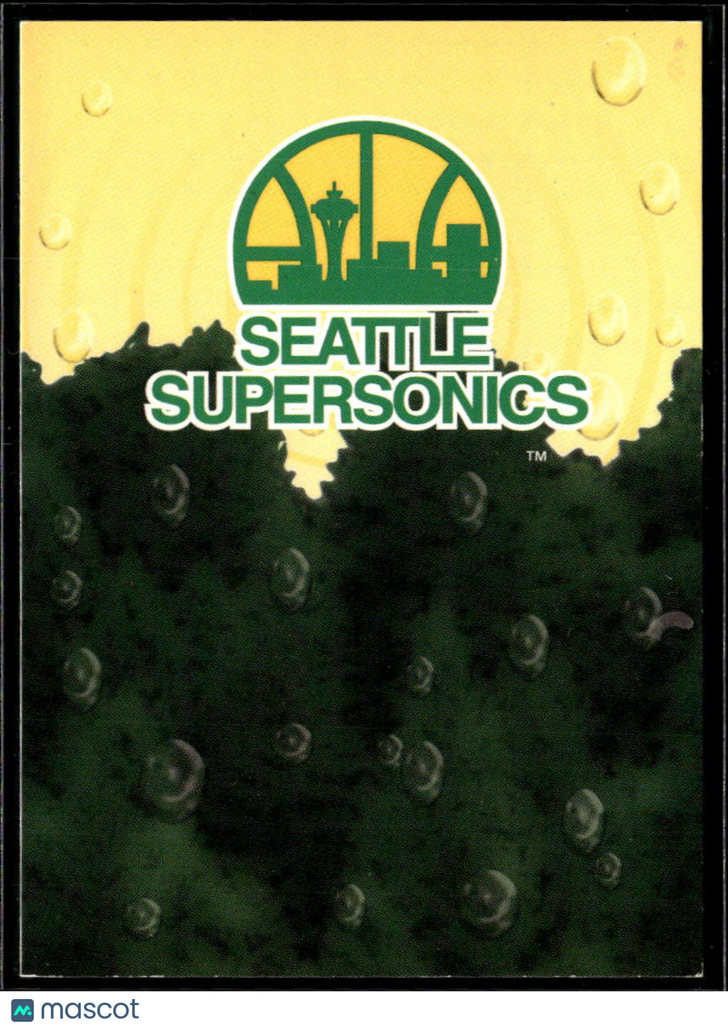 Seattle SuperSonics 1995 SkyBox NBA Hoops Team Card #415