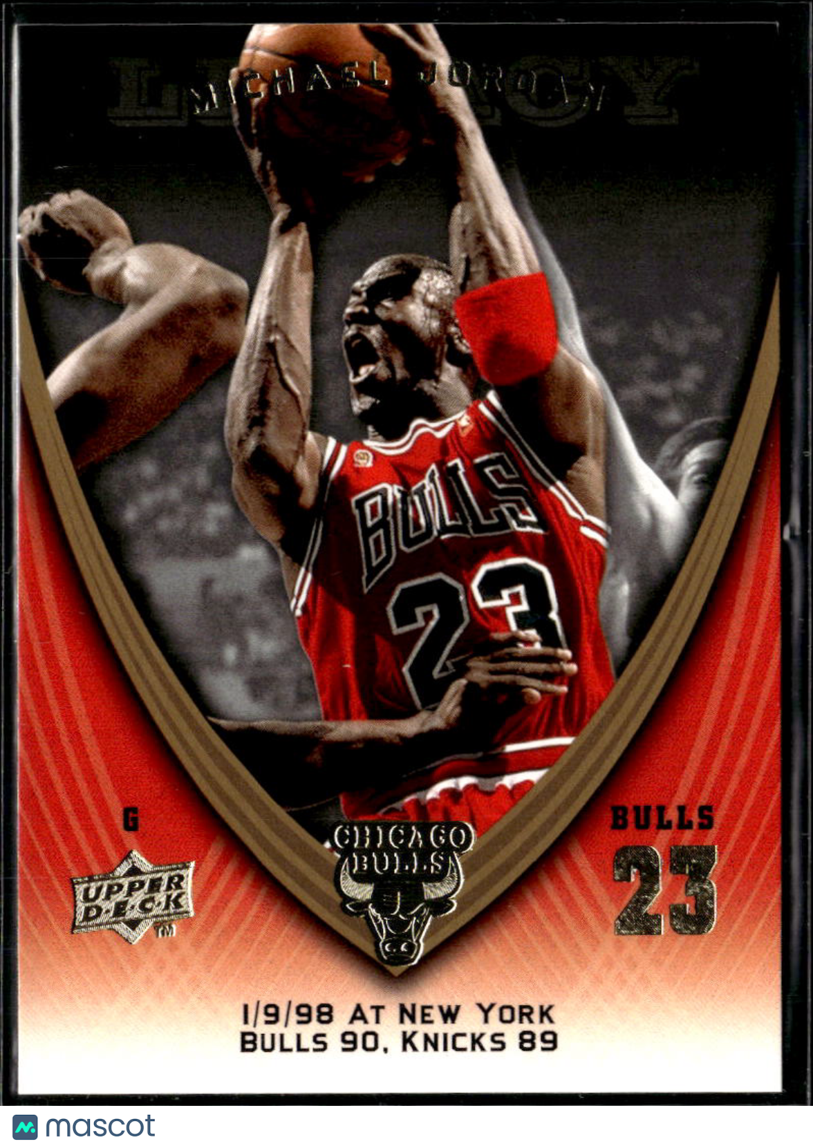 Michael Jordan 2009 Upper Deck Legacy #883 Chicago Bulls