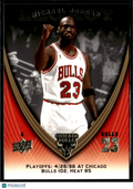 Michael Jordan 2009 Upper Deck Legacy #1052 Chicago Bulls