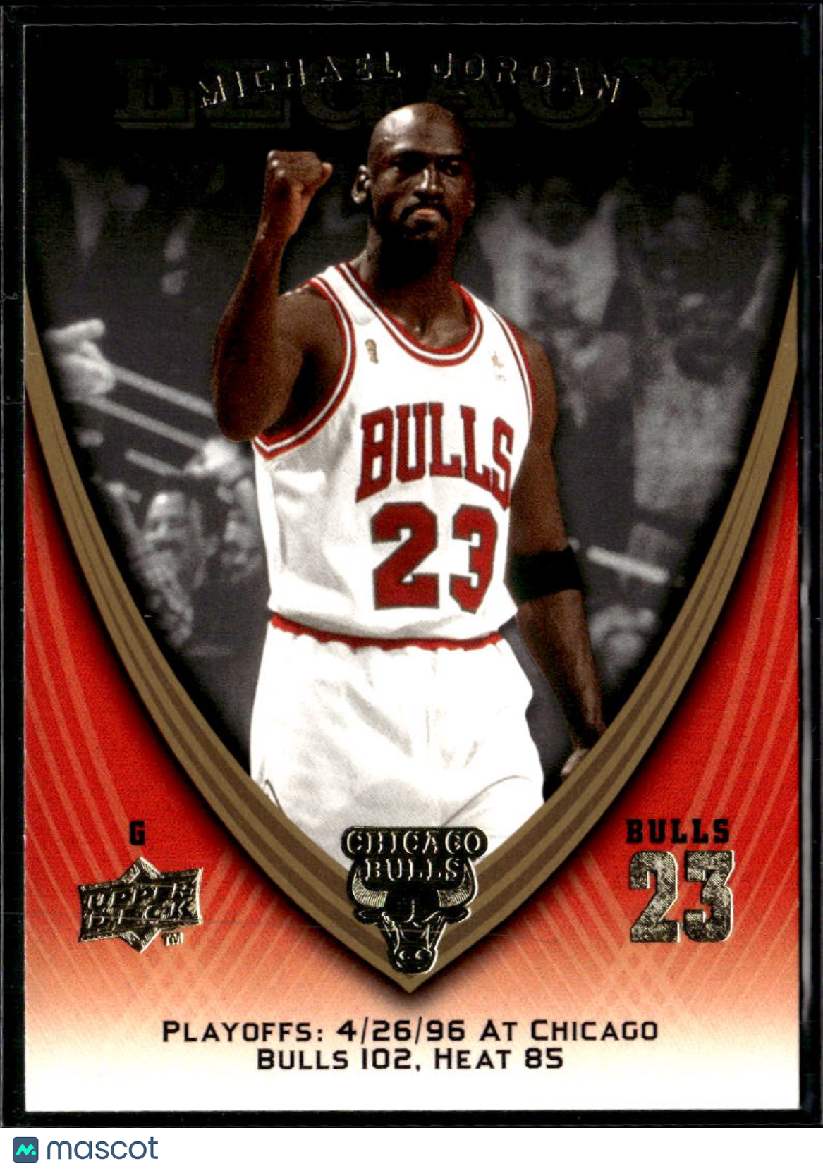 Michael Jordan 2009 Upper Deck Legacy #1052 Chicago Bulls