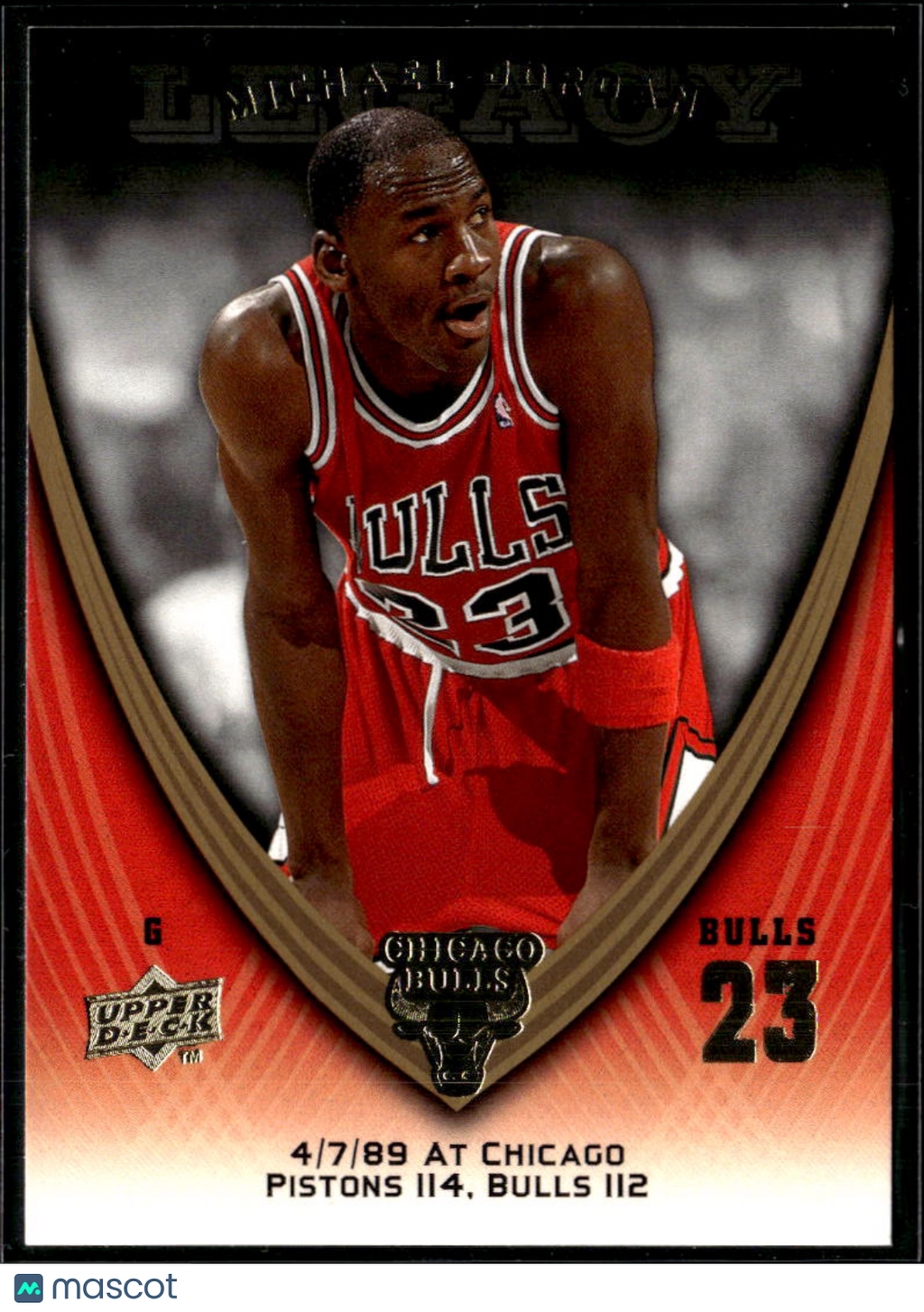 Michael Jordan 2009 Upper Deck Legacy #337 Chicago Bulls