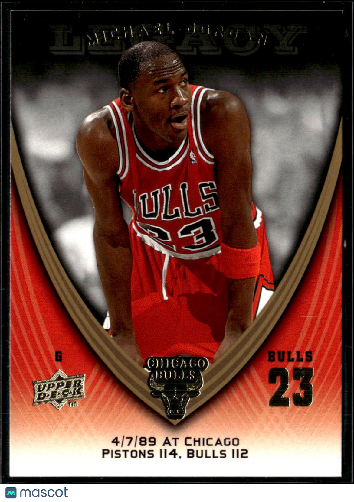 Michael Jordan 2009 Upper Deck Legacy #337 Chicago Bulls