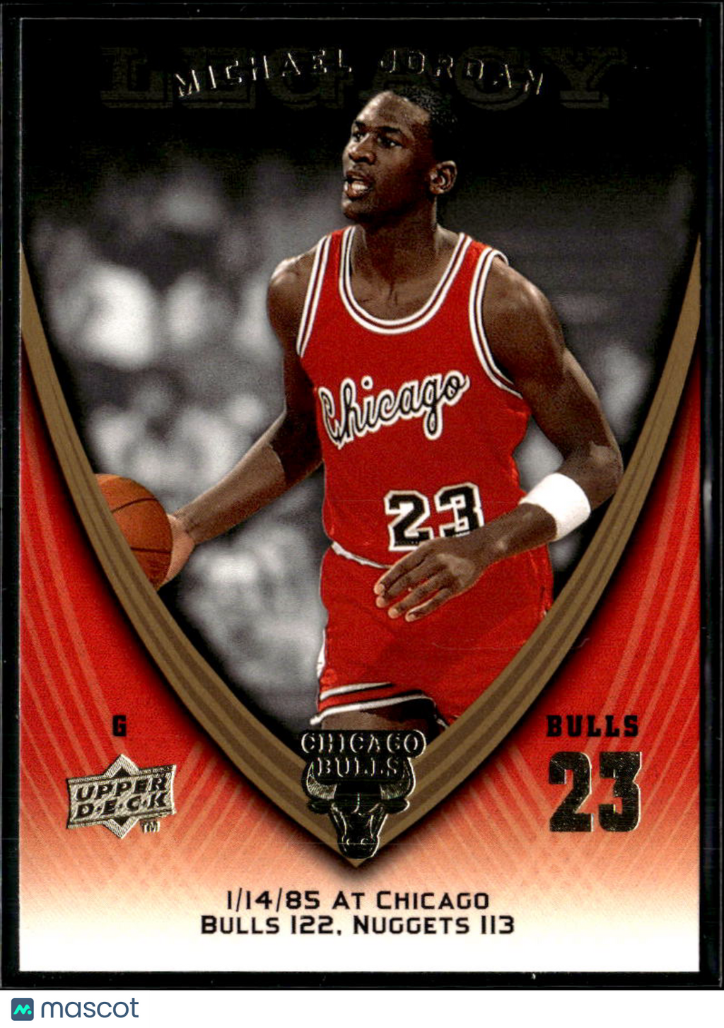 Michael Jordan 2009 Upper Deck Legacy #38 Chicago Bulls