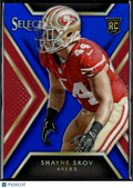 Shayne Skov 2014 Select Blue Rookie RC /50 San Francisco 49ers