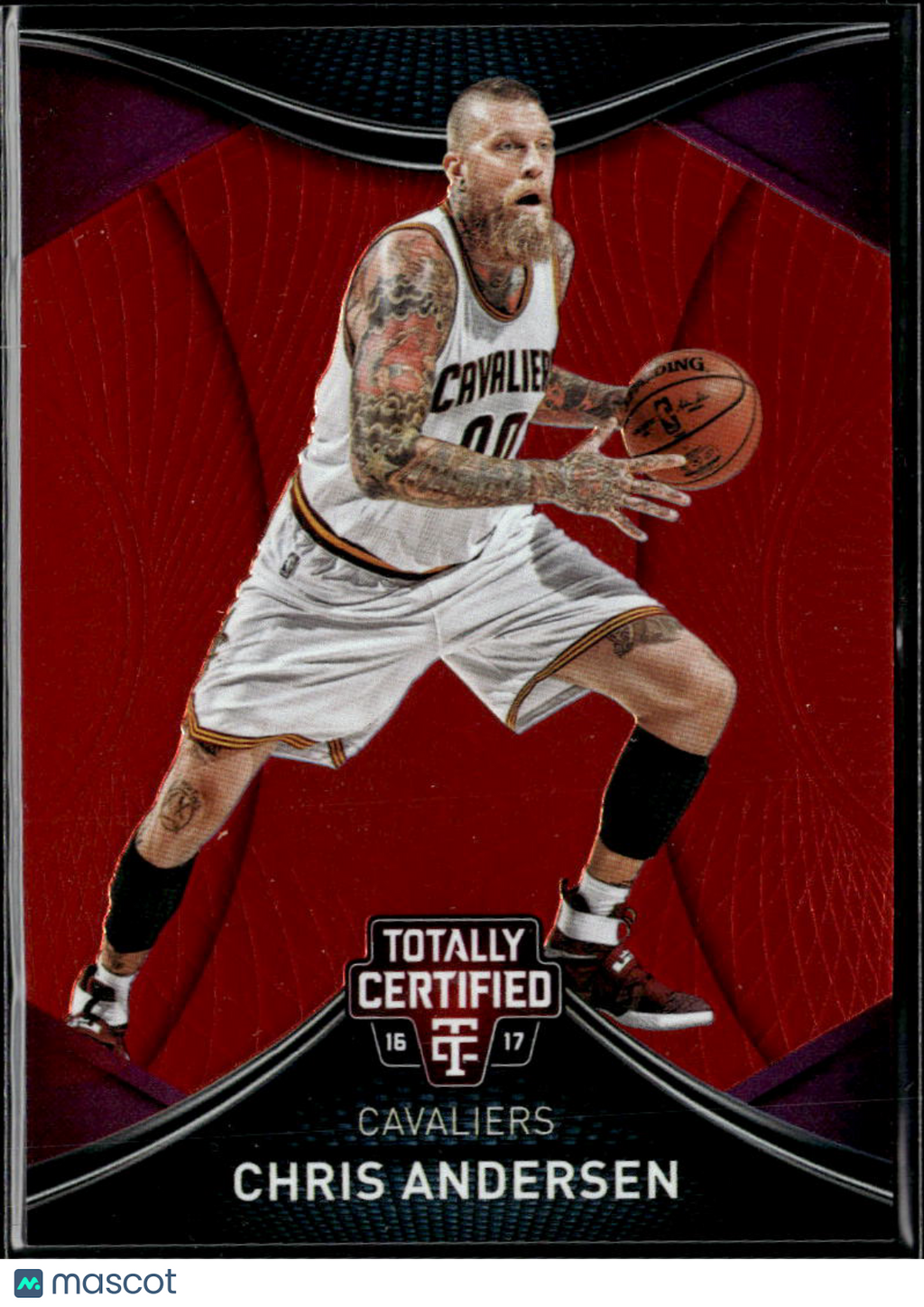 Chris Andersen 2016-17 Totally Certified Red /199 Cleveland Cavaliers