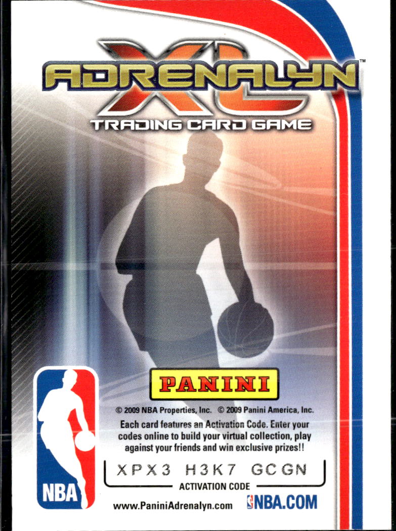 Manu Ginobili 2009 Panini Adrenalyn XL San Antonio Spurs