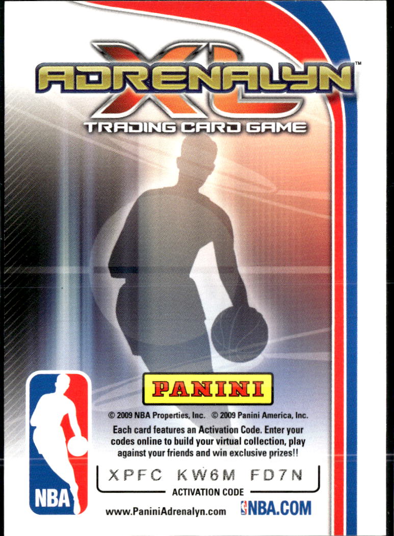 Andrea Bargnani 2009 Panini Adrenalyn XL Toronto Raptors