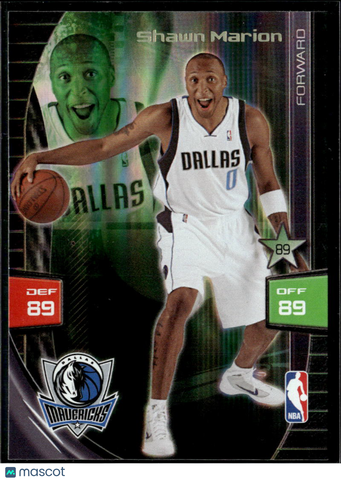 Shawn Marion 2009 Panini Adrenalyn XL Dallas Mavericks