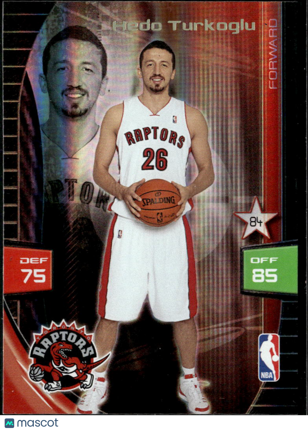 Hedo Turkoglu 2009 Panini Adrenalyn XL Toronto Raptors