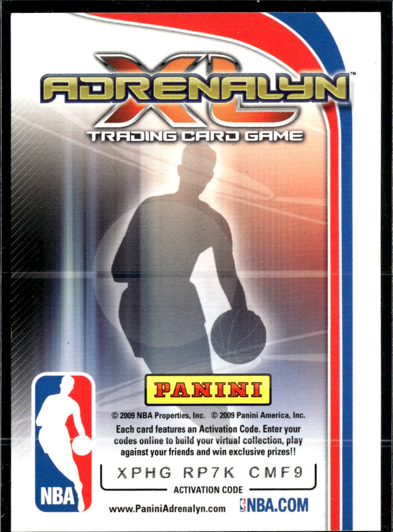 Greg Oden 2009 Panini Adrenalyn XL Portland Trail Blazers