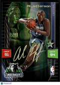 Al Jefferson 2009 Panini Adrenalyn XL Signature Minnesota Timberwolves