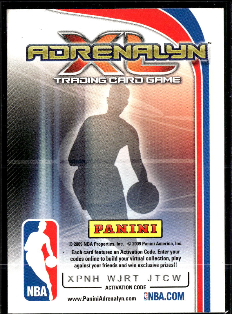 Al Jefferson 2009 Panini Adrenalyn XL Signature Minnesota Timberwolves