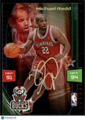 Michael Redd 2009 Panini Adrenalyn XL Signature Milwaukee Bucks