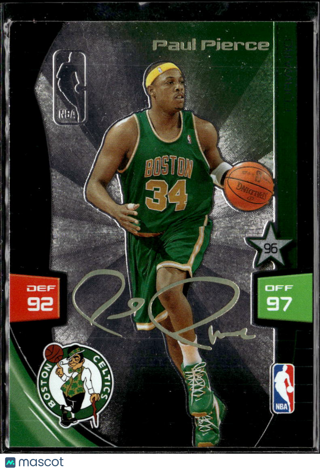 Paul Pierce 2009 Panini Adrenalyn XL Signature Boston Celtics