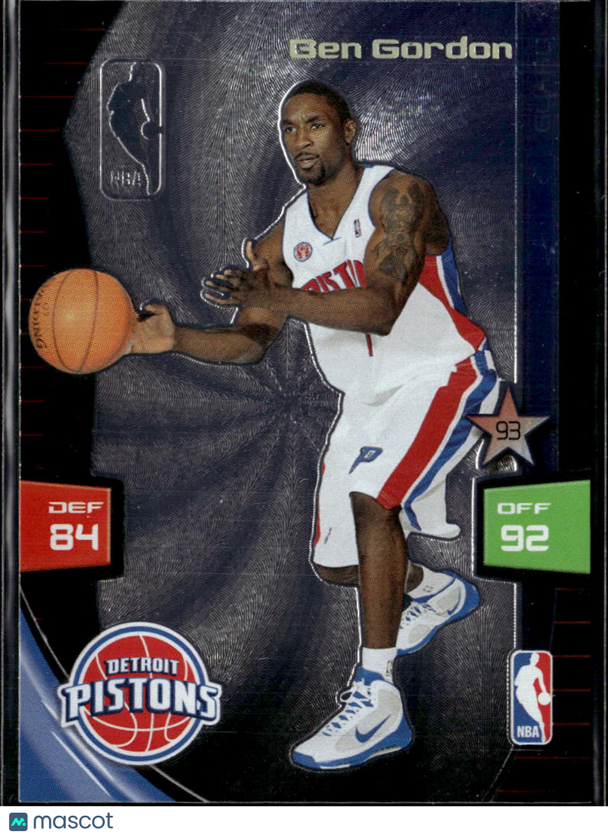 Ben Gordon 2009 Panini Adrenalyn XL Detroit Pistons