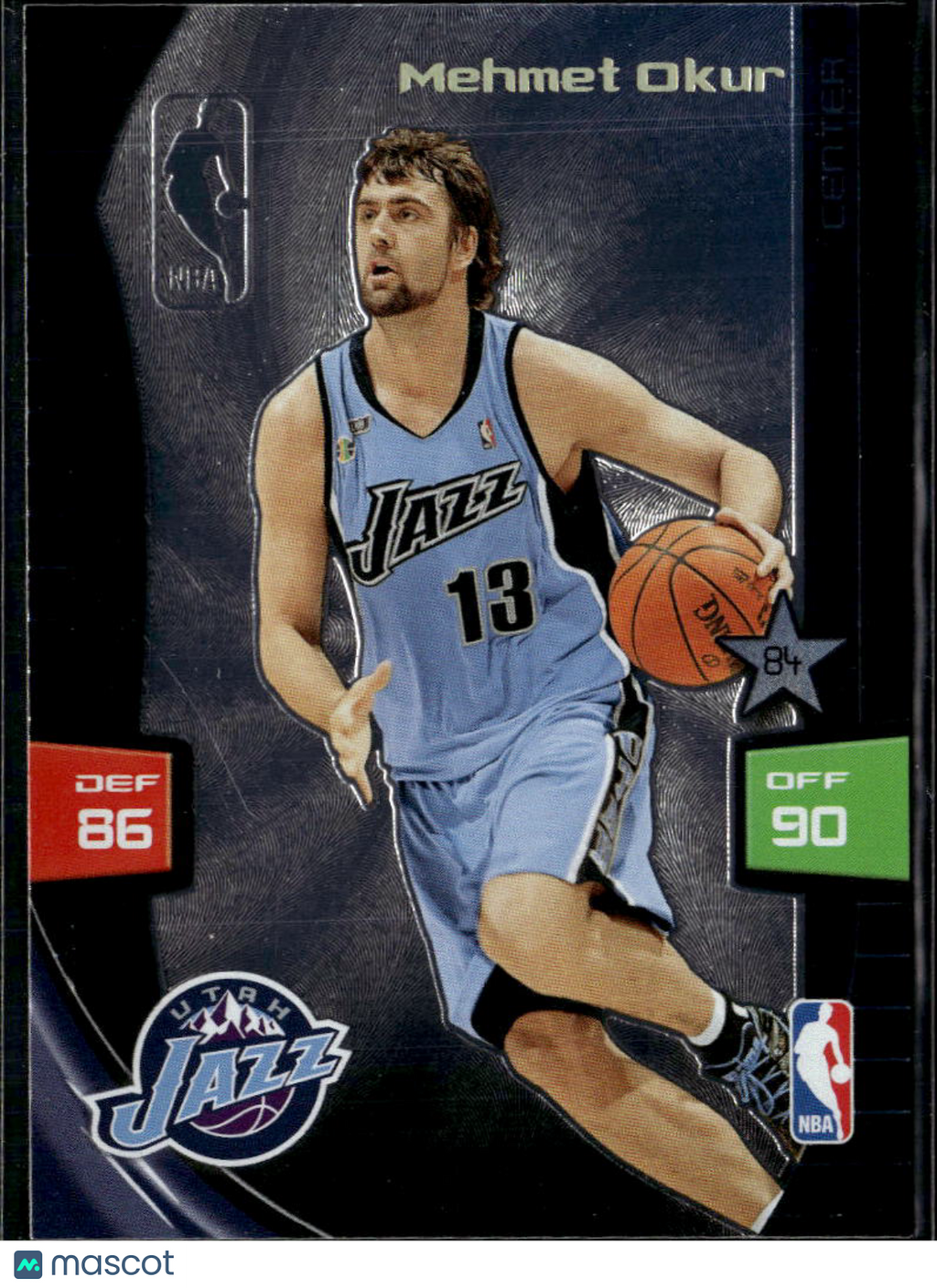 Mehmet Okur 2009 Panini Adrenalyn XL Utah Jazz