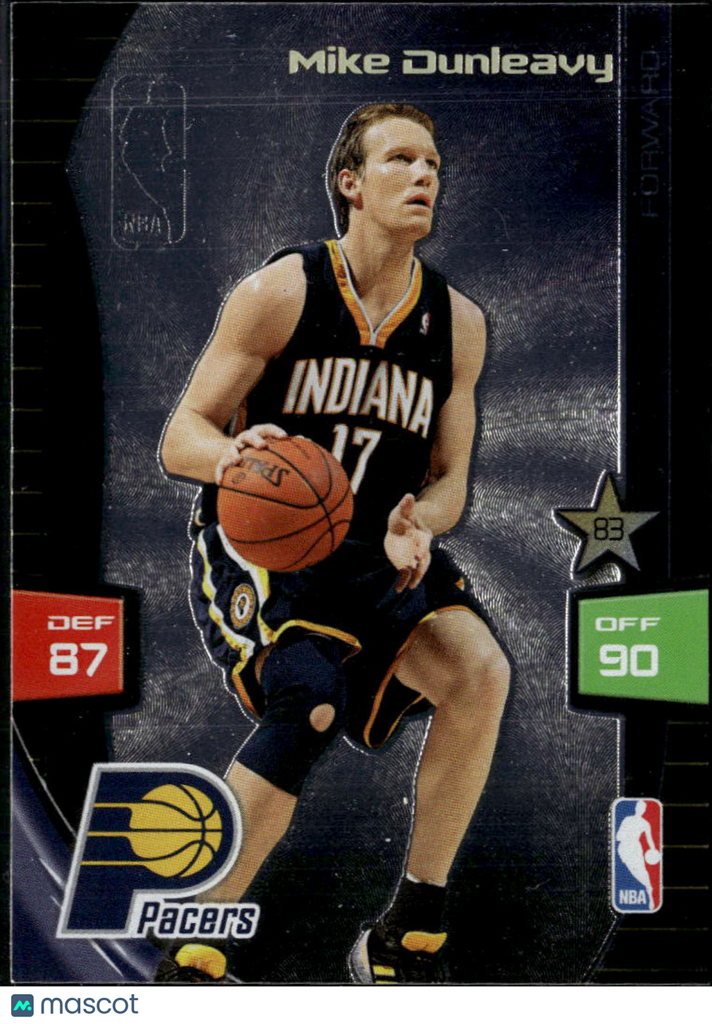 Mike Dunleavy 2009 Panini Adrenalyn XL Indiana Pacers