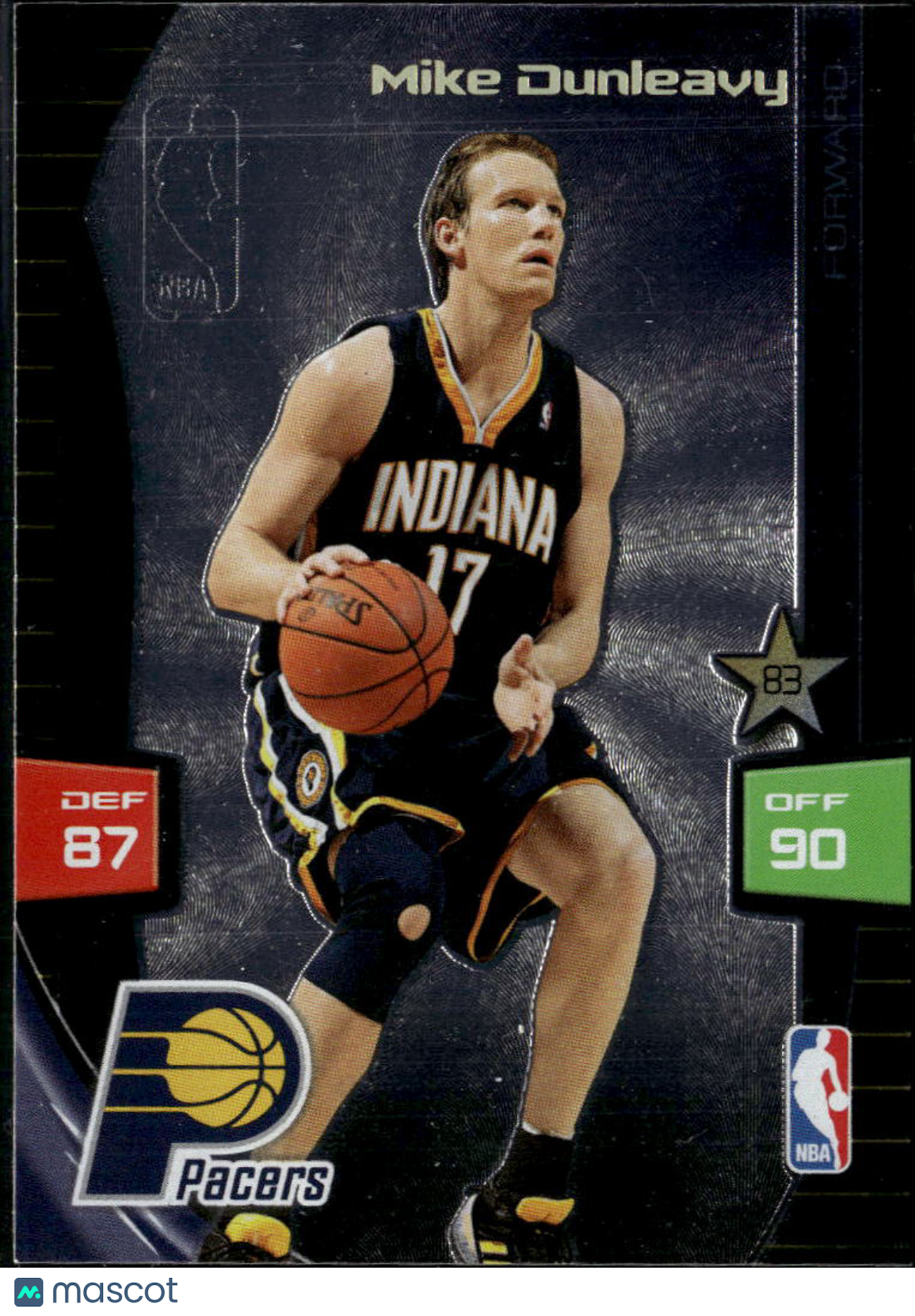 Mike Dunleavy 2009 Panini Adrenalyn XL Indiana Pacers