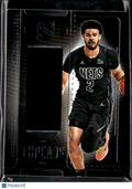 Cameron Johnson 2025 Silhouette Game Worn Jersey Patch Brooklyn Nets