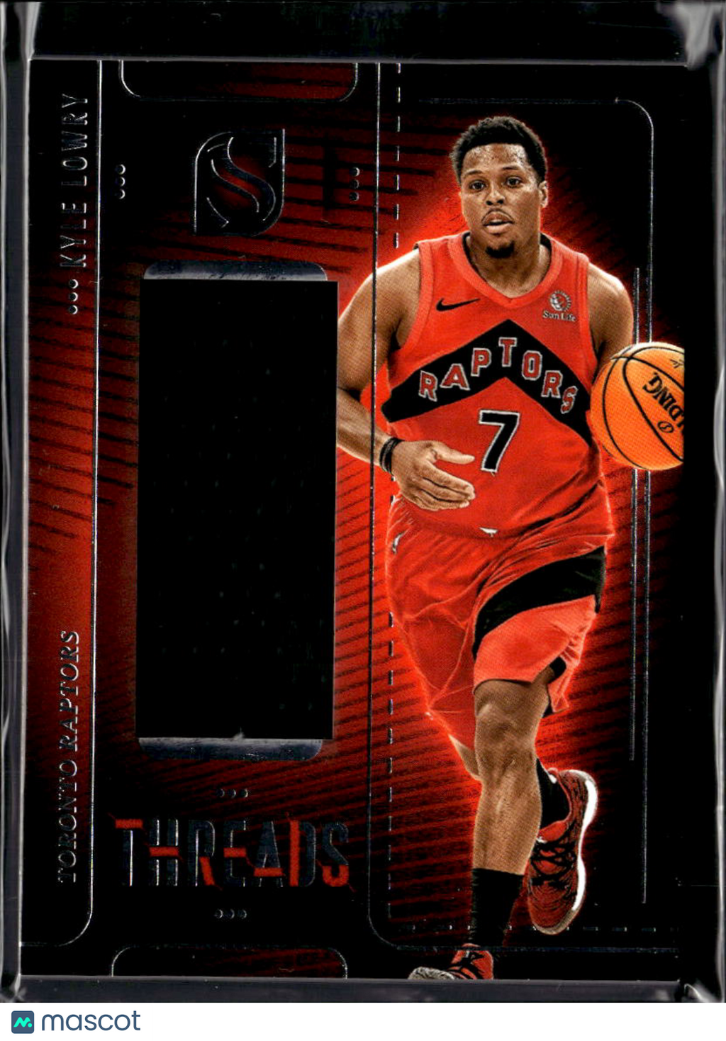 Kyle Lowry 2025 Silhouette Game Worn Jersey Patch Toronto Raptors