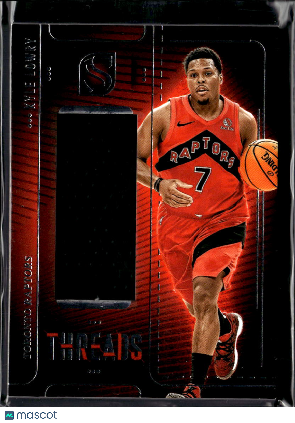 Kyle Lowry 2025 Silhouette Game Worn Jersey Patch Toronto Raptors