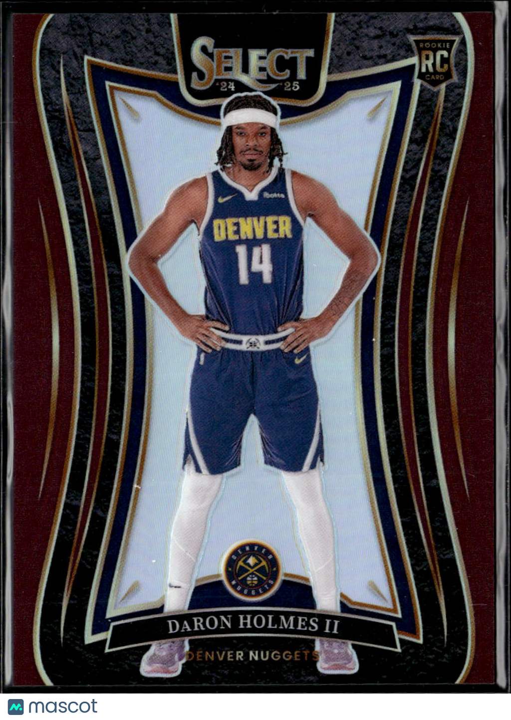 DaRon Holmes II 2024-25 Select Maroon Prizm RC /85 Denver Nuggets