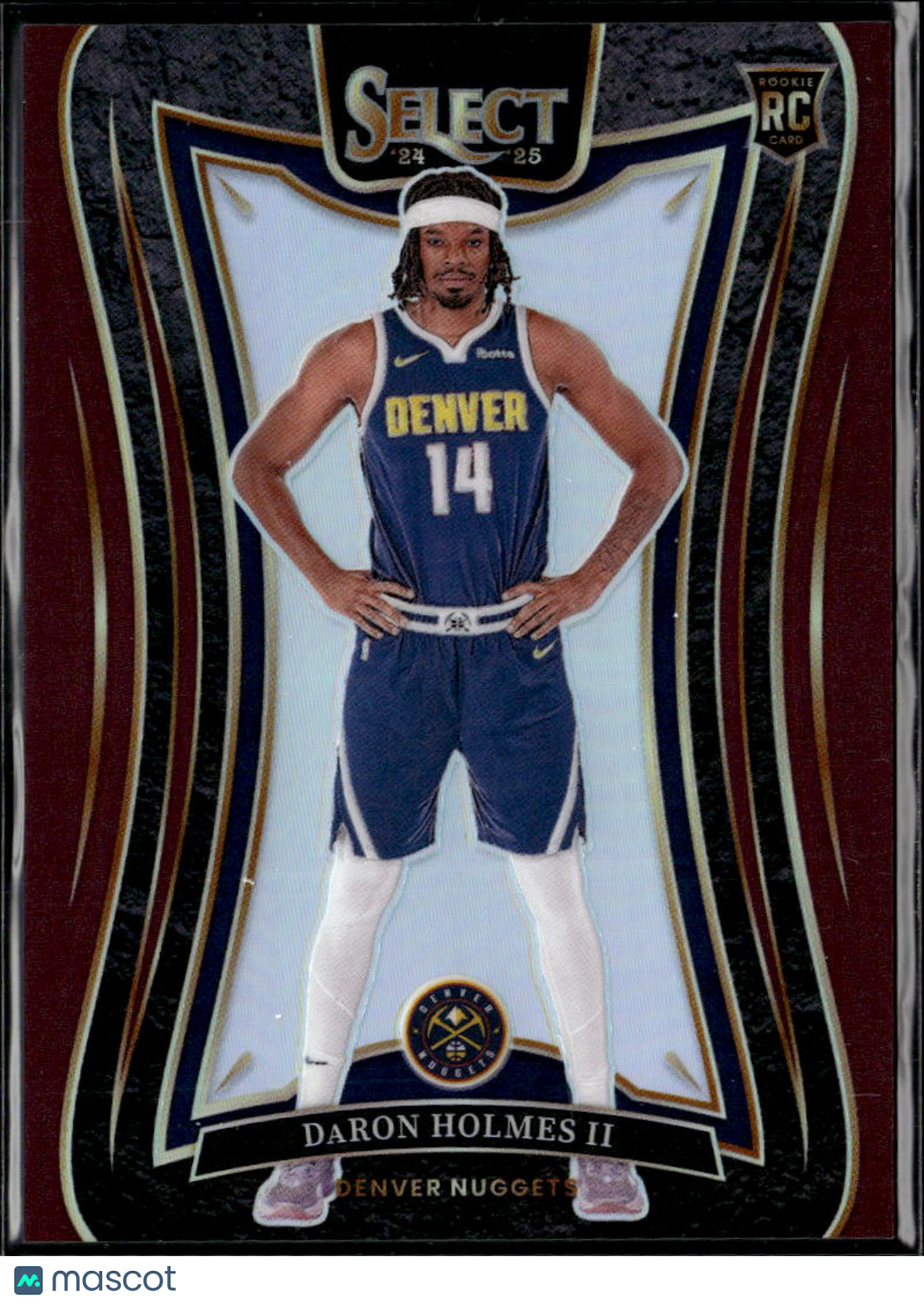 DaRon Holmes II 2024-25 Select Maroon Prizm RC /85 Denver Nuggets