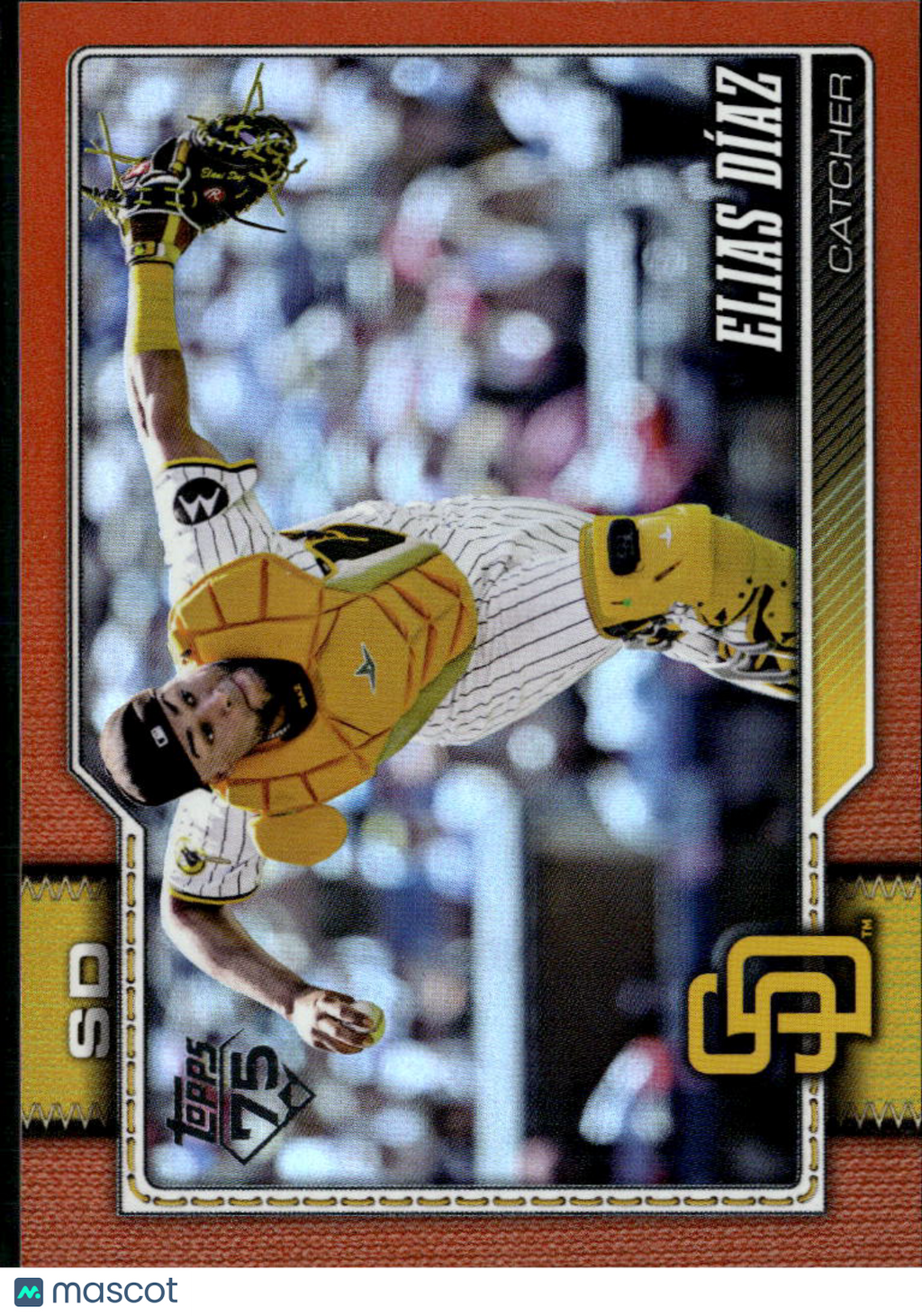 Elias Díaz 2026 Topps Series One Orange 18/25 San Diego Padres