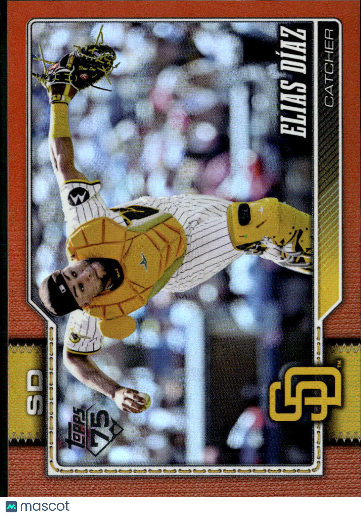 Elias Díaz 2026 Topps Series One Orange 18/25 San Diego Padres