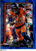 Pat Bryant 2025 Topps Chrome Sapphire Rookie RC Denver Broncos