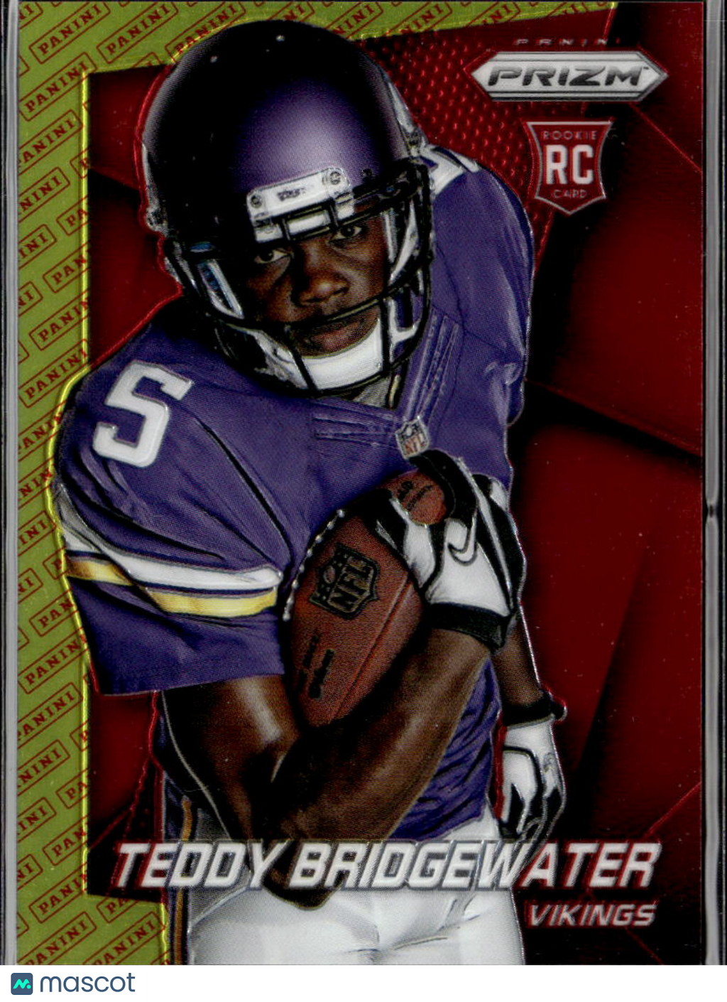 Teddy Bridgewater 2014 Prizm RC Panini Logo Minnesota Vikings
