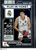 Hugo Gonzalez 2026 Contenders EuroLeague Play-In Ticket /299 Real Madrid