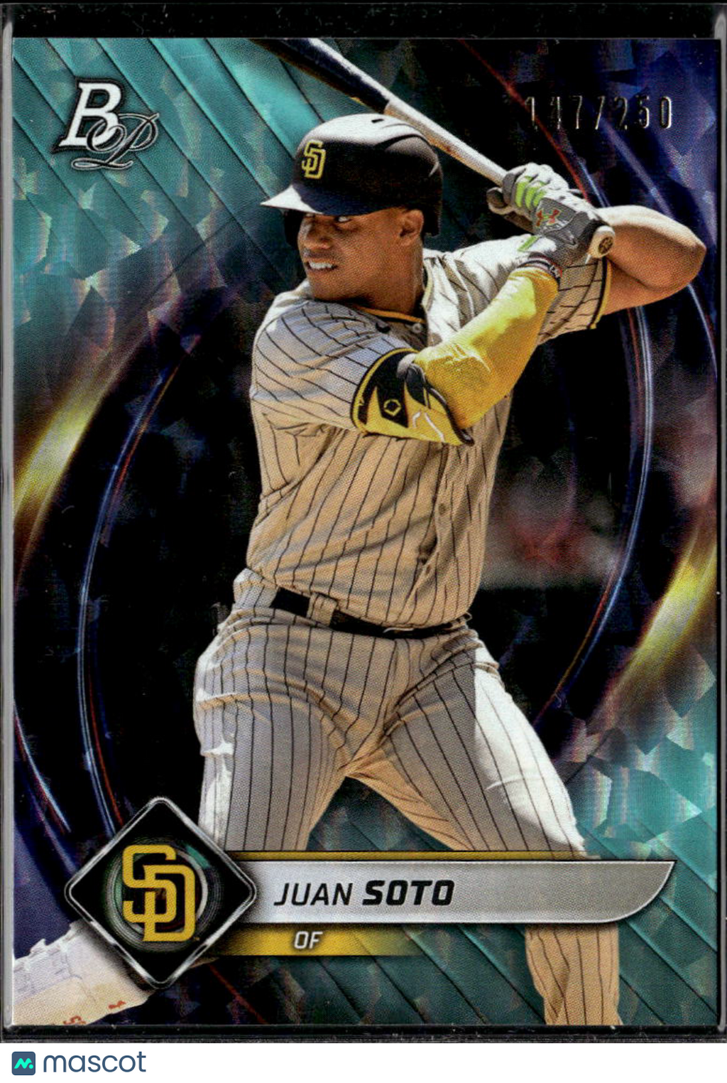 Juan Soto 2022 Bowman Platinum Teal /250 San Diego Padres