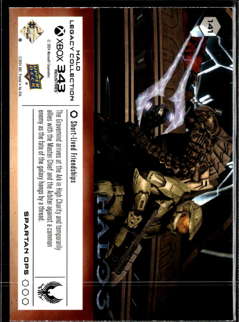 Master Chief & Arbiter 2024 Upper Deck Halo Legacy Collection Green #141